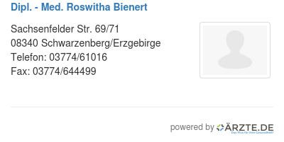 Dipl med roswitha bienert
