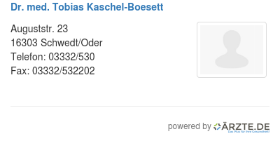 Dr med tobias kaschel boesett