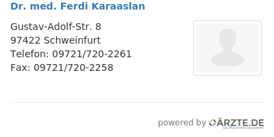 Dr med ferdi karaaslan