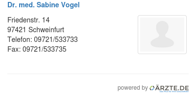 Dr med sabine vogel 253879