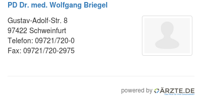 Pd dr med wolfgang briegel
