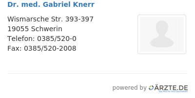 Dr med gabriel knerr