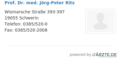 Prof dr med joerg peter ritz 560458