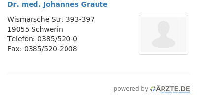 Dr med johannes graute 551223