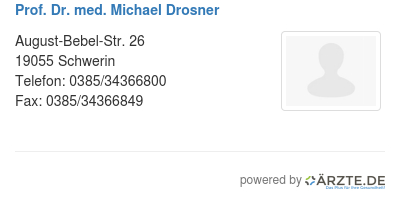 Prof dr med michael drosner