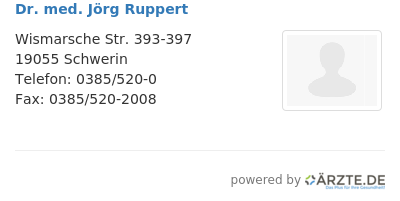 Dr med joerg ruppert