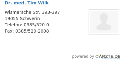 Dr med tim wilk