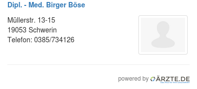 Dipl med birger boese