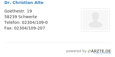 Dr christian alte