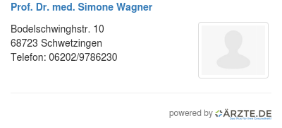 Prof dr med simone wagner