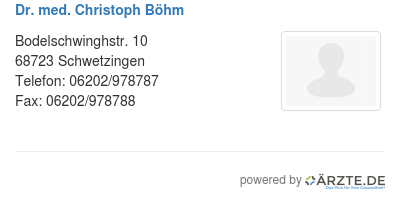 Dr med christoph boehm 316530