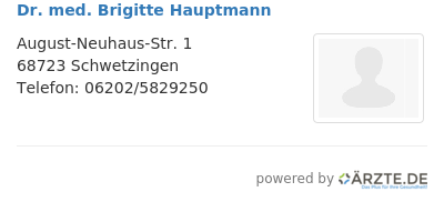 Dr med brigitte hauptmann