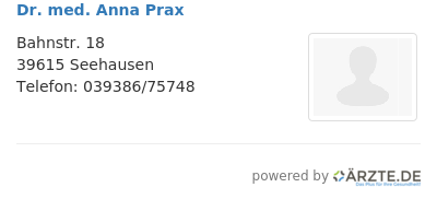 Dr med anna prax