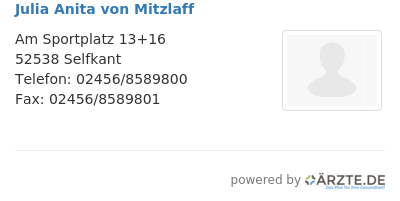 Julia anita von mitzlaff