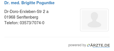 Dr med brigitte poguntke