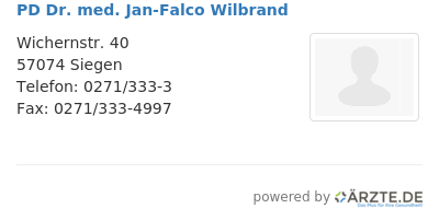 Pd dr med jan falco wilbrand