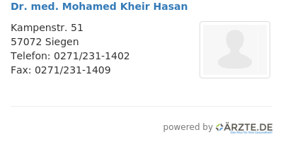 Dr med mohamed kheir hasan