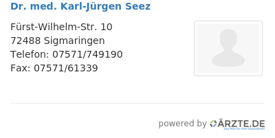 Dr med karl juergen seez