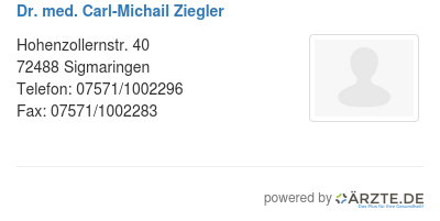 Dr med carl michail ziegler