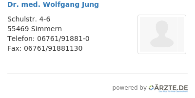 Dr med wolfgang jung 254010