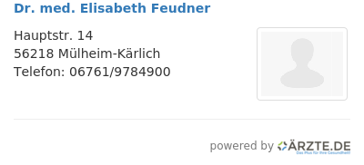 Dr med elisabeth feudner 500068