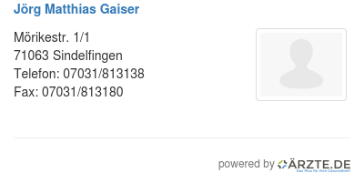 Joerg matthias gaiser