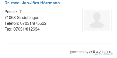 Dr med jan joern hoerrmann