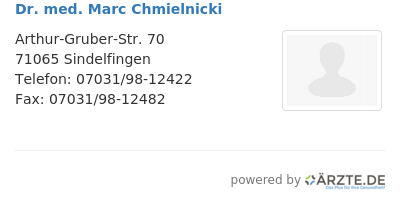 Dr med marc chmielnicki