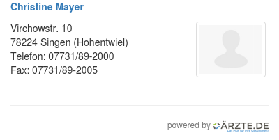 Christine mayer 489421