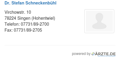 Dr stefan schneckenbuehl