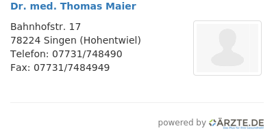 Dr med thomas maier 522988