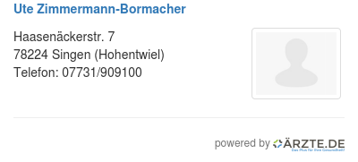 Ute zimmermann bormacher