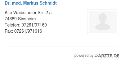 Dr med markus schmidt 312480