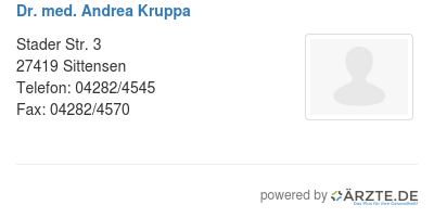 Dr med andrea kruppa