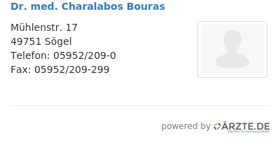 Dr med charalabos bouras