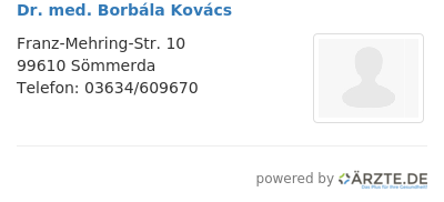 Dr med borbala kovacs
