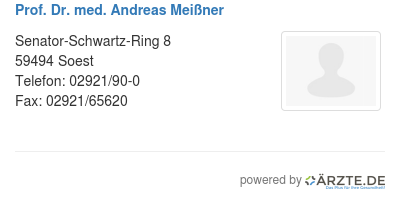 Prof dr med andreas meissner