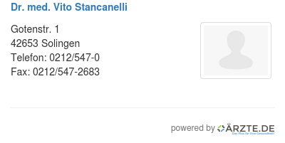Dr med vito stancanelli