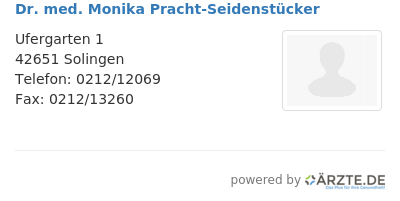 Dr med monika pracht seidenstuecker
