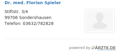Dr med florian spieler