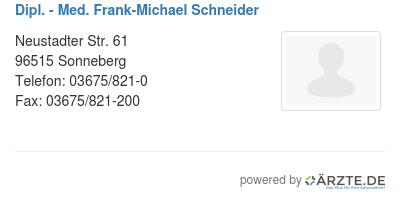 Dipl med frank michael schneider 297287