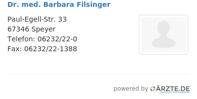 Dr med barbara filsinger