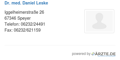 Dr med daniel leske 550092