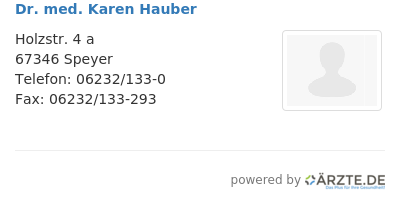 Dr med karen hauber