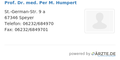 Prof dr med per m humpert 515987