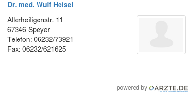 Dr med wulf heisel