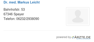 Dr med markus leicht 467874