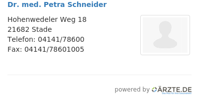 Dr med petra schneider