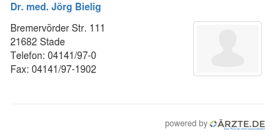 Dr med joerg bielig