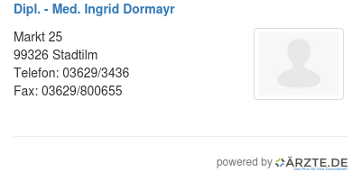 Dipl med ingrid dormayr